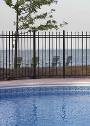 fence around pool